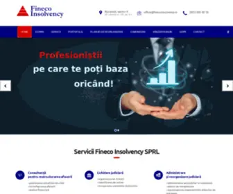 Finecoinsolvency.ro(Consultanta, Administrare si reorganizare judiciara, Servicii juridice) Screenshot