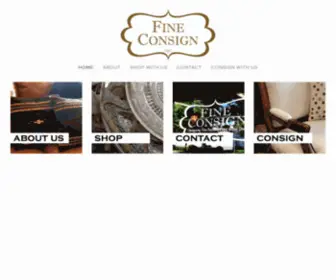 Fineconsigndesign.com(Fine Consign) Screenshot