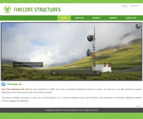 Finecorestructures.com(FINECORE STRUCTURES) Screenshot