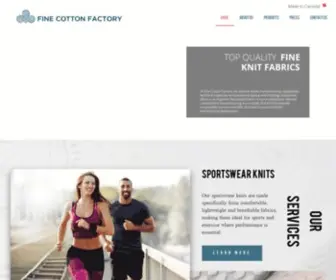 Finecottonfactory.com(Fine Cotton Factory) Screenshot