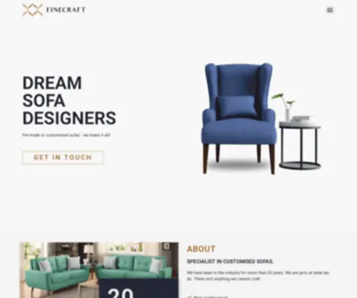 Finecraft.co.in(Furniture Manufacturer) Screenshot