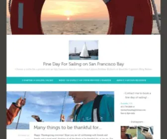 Finedayforsailing.com(Fine Day For Sailing) Screenshot