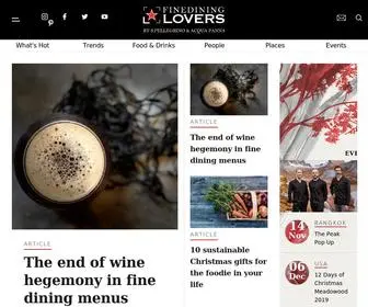 Finedininglovers.com(Fine Dining Lovers) Screenshot