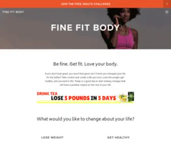 Finefitbody.com(Fine Fit Body) Screenshot