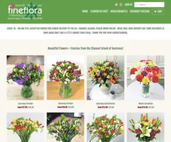 Fineflora.com(Fineflora Flowers) Screenshot