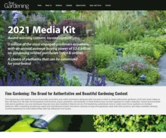 Finegardeningmediakit.com(Fine Gardening Media Kit) Screenshot