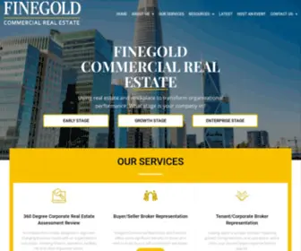 Finegoldcre.com(Finegold Commercial Real Estate) Screenshot