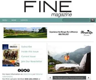 Finehomesandliving.com(FINE magazine) Screenshot