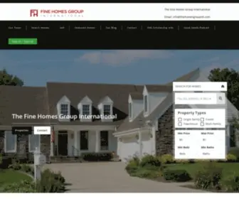 Finehomesgroupnh.com(The Fine Homes Group International) Screenshot