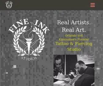 Fineinkstudios.com(FINE INK STUDIOS) Screenshot
