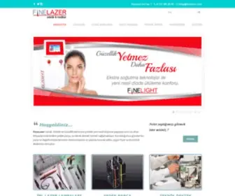 Finelazer.com(Lazer Epilasyon) Screenshot