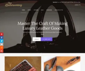 Fineleatherworking.com(Master The Craft Of Making Luxury Leather Goods) Screenshot