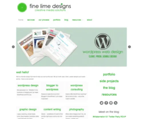 Finelimedesigns.com(Fine Lime Designs) Screenshot