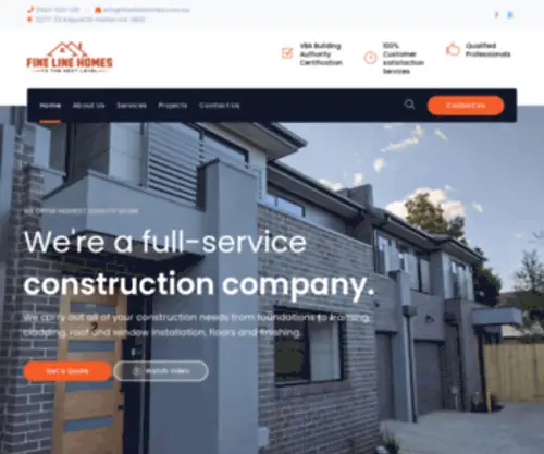 Finelinehomes.com.au(Fine Line Homes) Screenshot