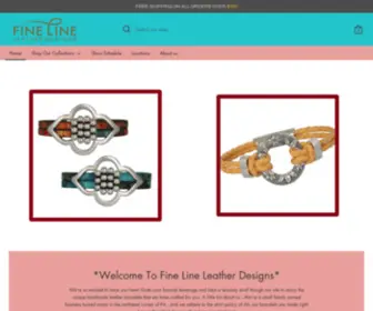 Finelineleatherdesigns.com(Fine Line Leather Designs) Screenshot