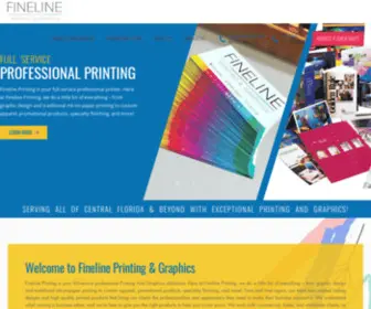 Finelineprint.com(Printing And Graphics In Orlando Fl) Screenshot