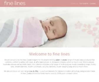 Finelines.co.nz(Fine Lines) Screenshot