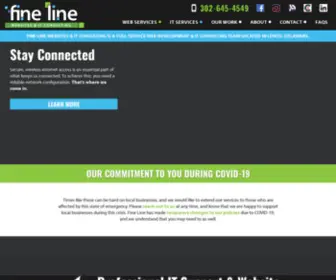 Finelinewebsites.com(Delaware Web Design Company) Screenshot