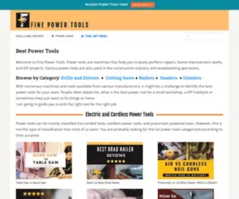 Finepowertools.com(Fine Power Tools) Screenshot