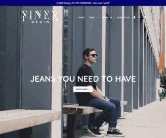 Finerdenim.com(Buy Levi's Regular Slim Fit Jeans) Screenshot