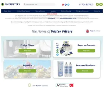 Finerfilters.co.uk(Finerfilters Ltd) Screenshot