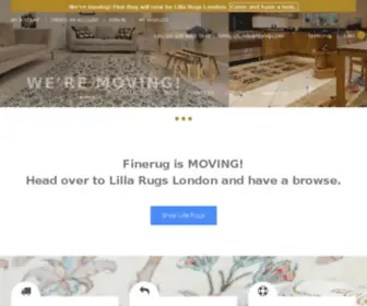 Finerug.co.uk(Fine Rug The Biggest Oriental Carpets and Rugs in London) Screenshot