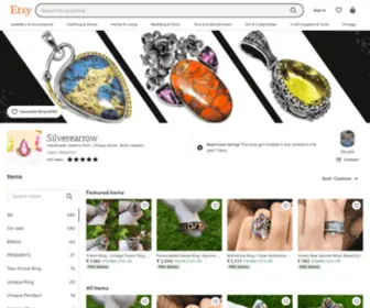 Finesilverarts.com(Artisan Crafted Handmde Gemstone Jewelry Store) Screenshot