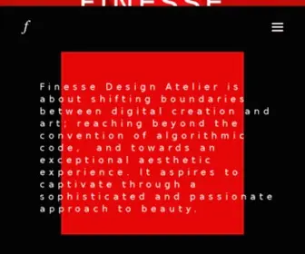 Finesseatelier.com(Finesse Design Atelier) Screenshot