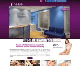 Finesseclinic.com(Home Finesse) Screenshot