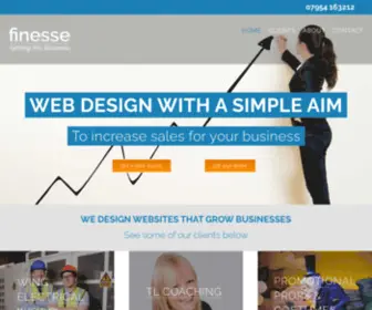 Finessewebsites.co.uk(Hi-Converting Websites for Local Businesses) Screenshot