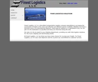 Finestlogistics.com(Finest Logistics) Screenshot