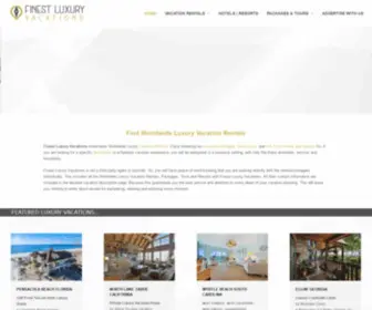Finestluxuryvacations.com(Luxury Vacations) Screenshot