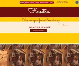 Finestrarestaurant.com(Finestra Restaurant) Screenshot