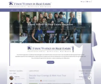 Finestwomeninrealestate.com(Professional Services Network) Screenshot