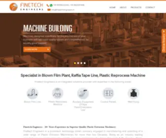 Finetechengineers.in(Specialist in Blown Film Plant) Screenshot