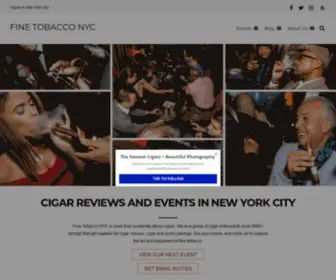 Finetobacconyc.com(Fine Tobacco NYC) Screenshot