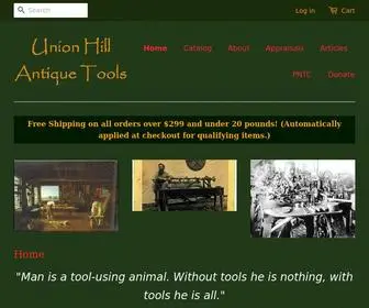 Finetools.com(Union Hill Antique Tools) Screenshot