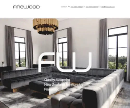 Finewood.co.nz(Furniture Manufacturer) Screenshot