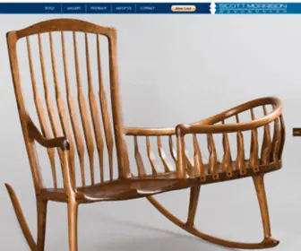 Finewoodworker.com(Custom Rocking Chairs by Scott Morrison inspired by Sam Maloof) Screenshot