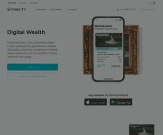 Finexity.com(Digitale private market investments) Screenshot