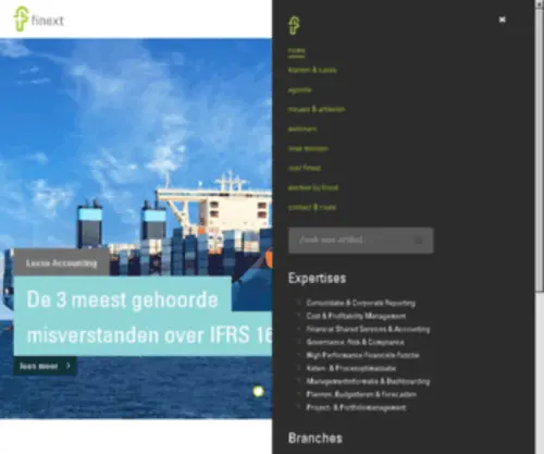 Finext.com(Wij zijn ervan overtuigd dat eenvoud echt werkt) Screenshot