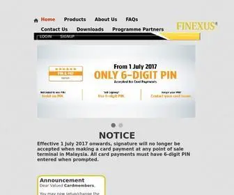 Finexuscards.com(FinexusCards) Screenshot