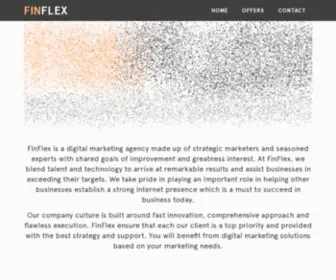 Finflexltd.com(Level-up your online business) Screenshot