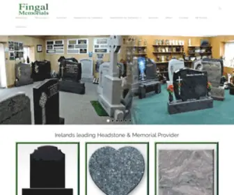 Fingalmemorials.ie(Headstones Monuments & Memorials Dublin) Screenshot