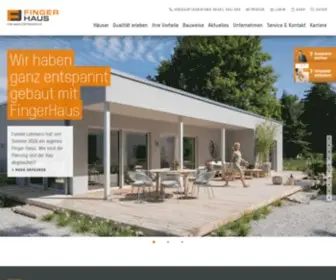 Fingerhaus.de(Jetzt Traumhaus finden) Screenshot