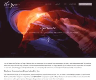 Fingerlakesnyspa.com(An Impressive Day Spa in the Finger Lakes) Screenshot