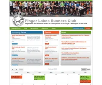 Fingerlakesrunners.org(Finger Lakes Runners Club) Screenshot