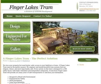 Fingerlakestram.com(Finger Lakes Tram) Screenshot