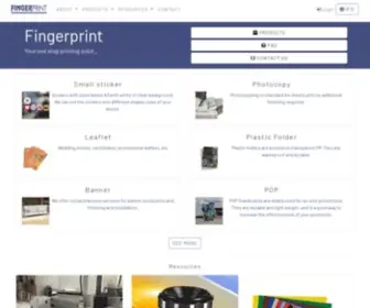 Fingerprint.com.hk(Homepage) Screenshot