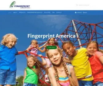 Fingerprintamerica.com(Leaders in Child Safety and Fingerprint Identification Products for Law Enforcement Across the USA for Over 20 Years) Screenshot